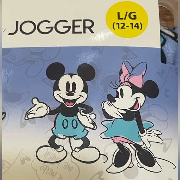 NWT NEW Disney Mickey Minnie Mouse ladies pajamas pants size Large 12 13 14 - Picture 5 of 13